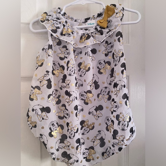 Disney Baby Minnie Mouse Bubble Romper - Picture 1 of 8